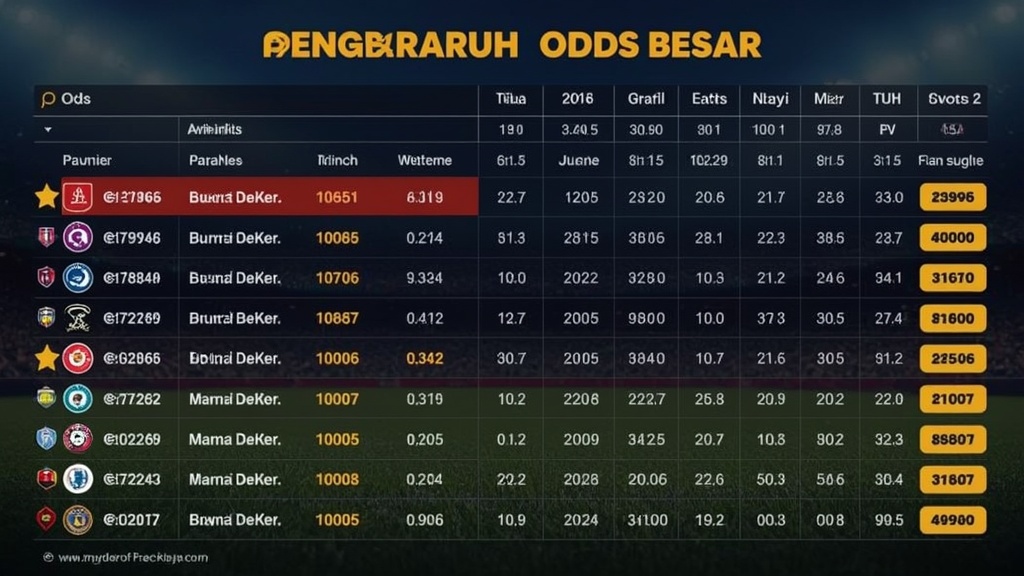 Pengaruh Odds Besar dalam Mix Parlay